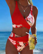 Perla Originals| Bikini à motif floral contrasté
