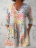 Bernadette | Blusa larga con cuello en V