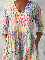 Bernadette | Blusa larga con cuello en V