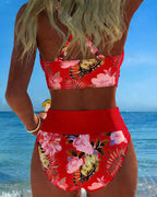 Perla Originals| Bikini à motif floral contrasté