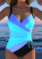 Selene Originals | Maillot de bain de luxe dos nageur imprimé multicolore