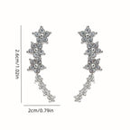 Boucles d'oreilles florales éternelles