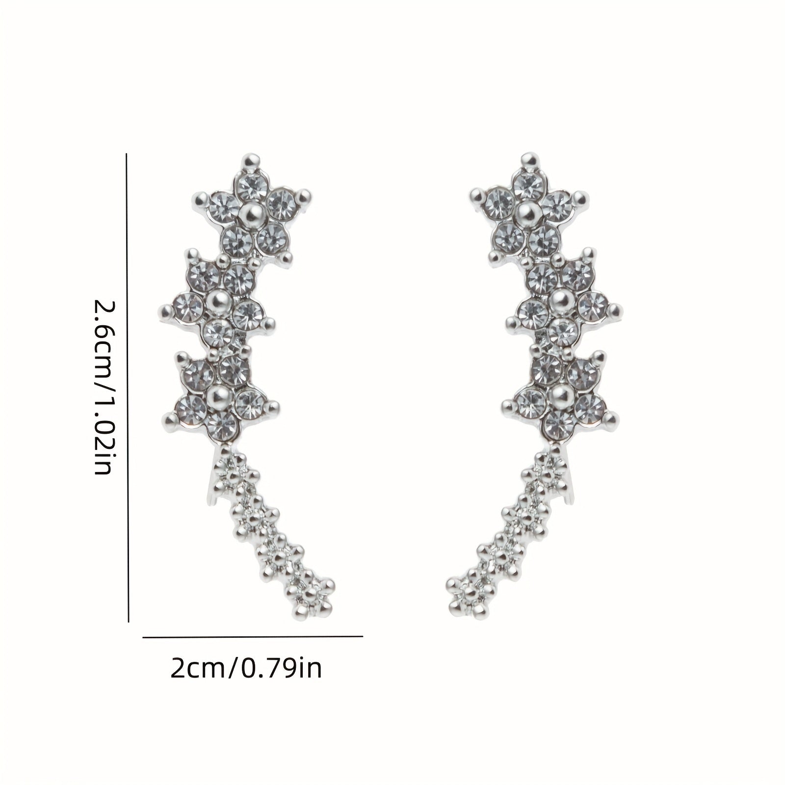 Pendientes florales eternos