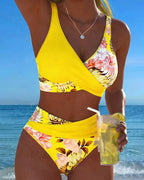 Perla Originals| Bikini à motif floral contrasté