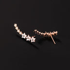 Boucles d'oreilles florales éternelles