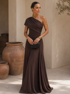 Robe Tolède de couleur marron