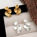 Pendientes de plata con detalles en oro de 18 quilates