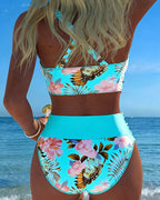 Perla Originals| Bikini à motif floral contrasté