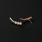 Boucles d'oreilles florales éternelles