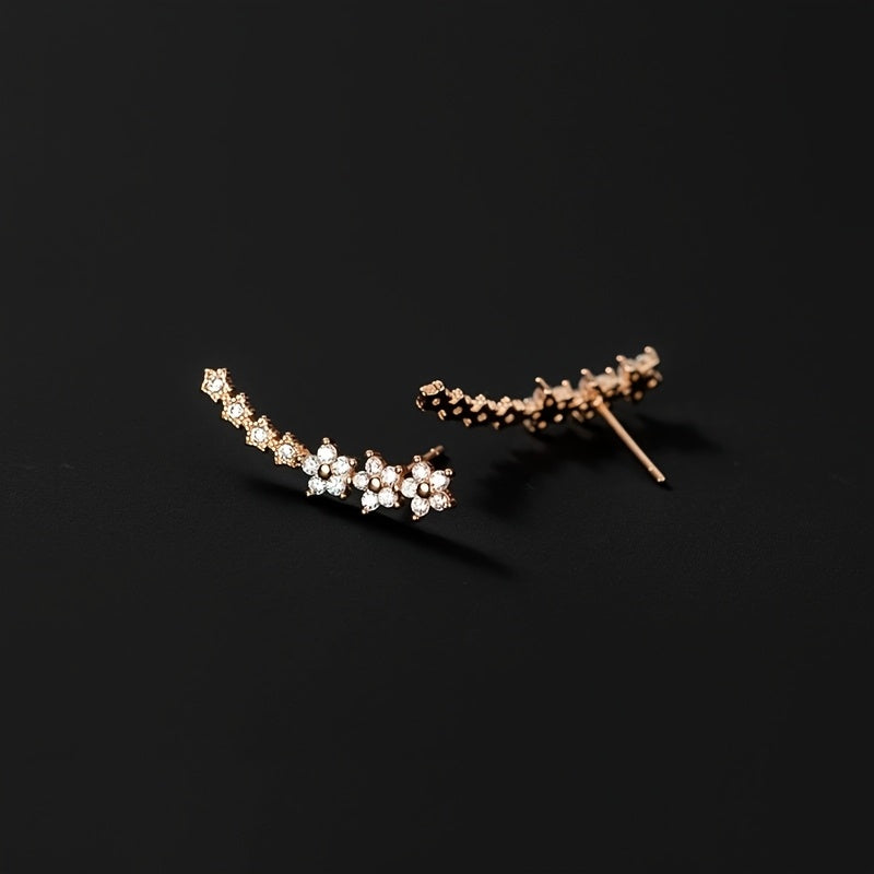 Boucles d'oreilles florales éternelles