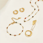 Collier minimaliste avec pierre précieuse