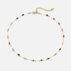 Collier minimaliste avec pierre précieuse