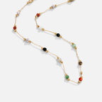 Collier minimaliste avec pierre précieuse