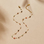 Collier minimaliste avec pierre précieuse
